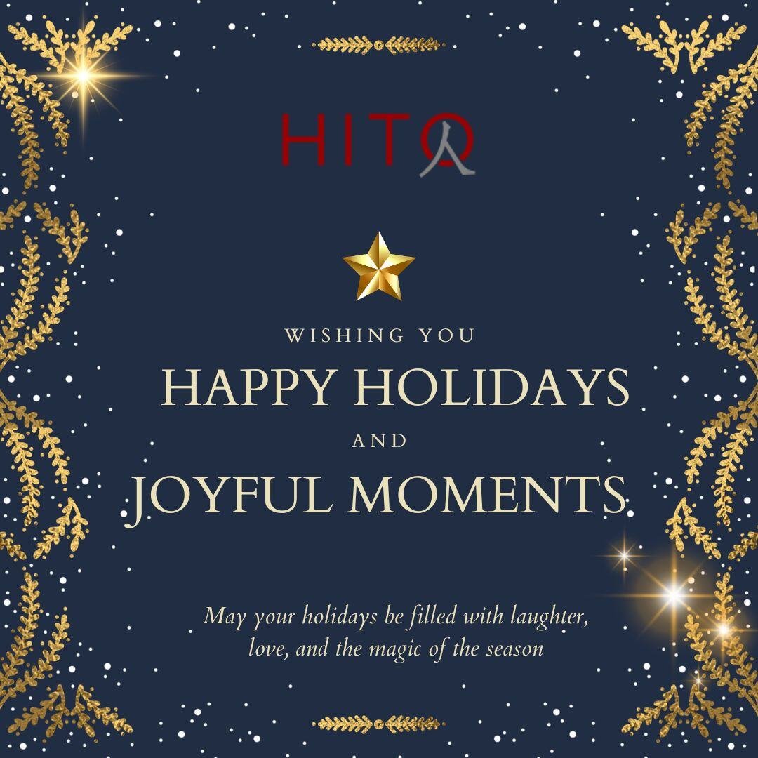 Gold and Navy Classic Elegant Happy Holidays Quote Instagram Post (1)